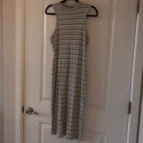 Midi striped dress - Picture 2 of 2